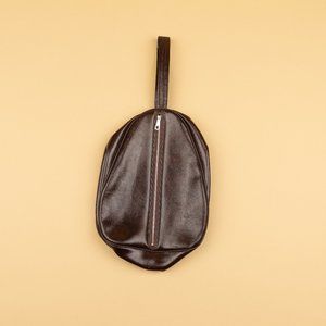 Vintage Pleather Travel Shoe Bag